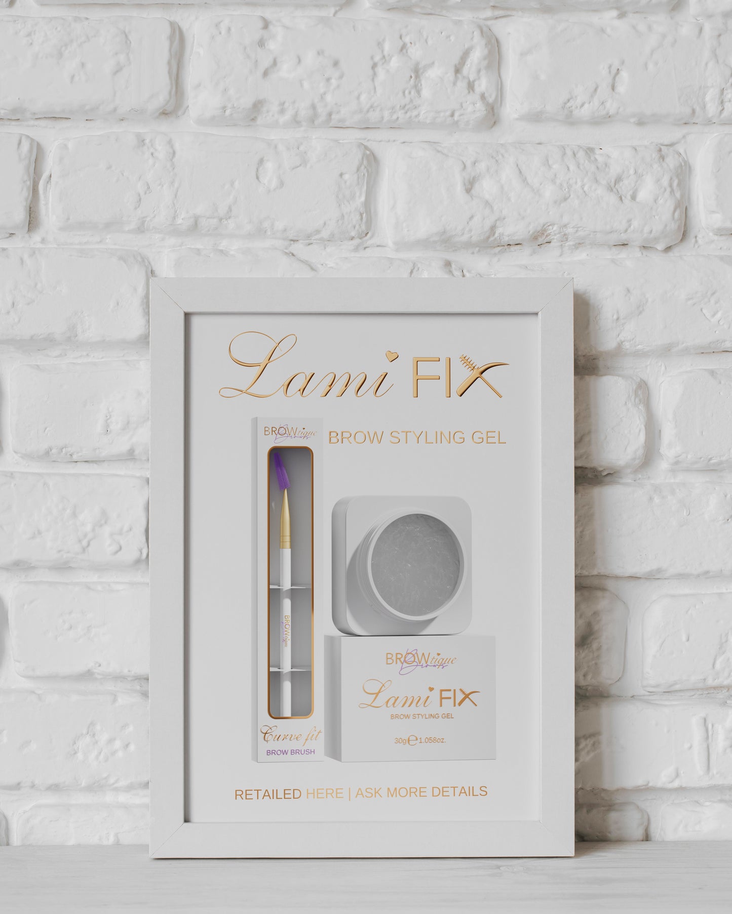 Lami FIX Brow Styling Gel Poster