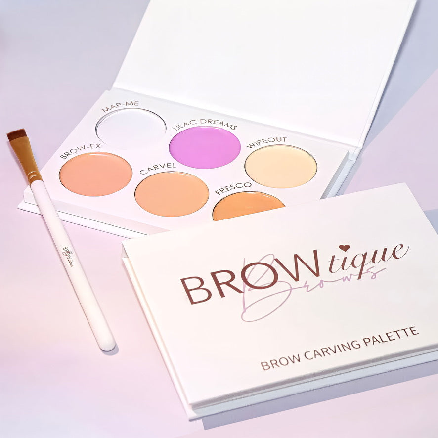 professional brow carving palette